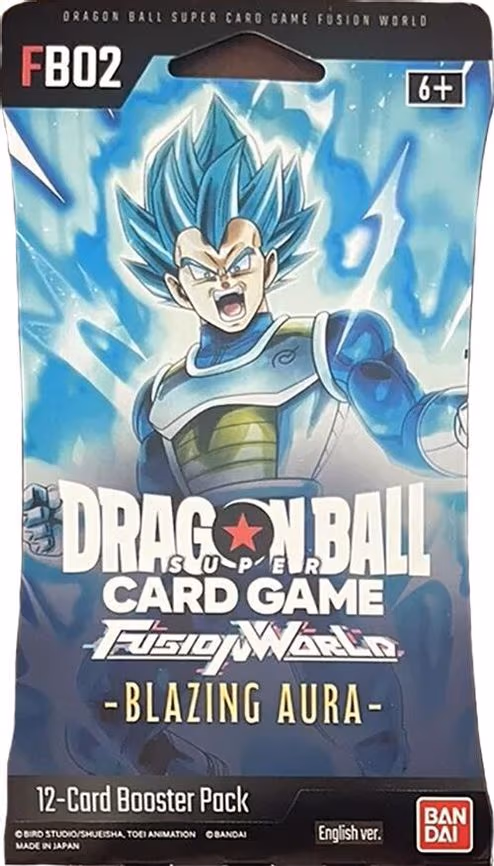 Blazing Aura Sleeved Booster Pack [Vegeta (Awakened)]