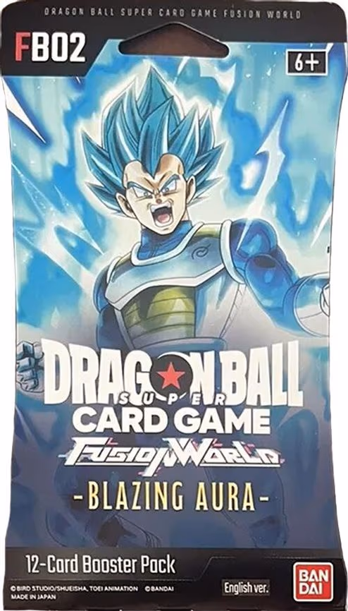Blazing Aura Sleeved Booster Pack [Vegeta (Awakened)]