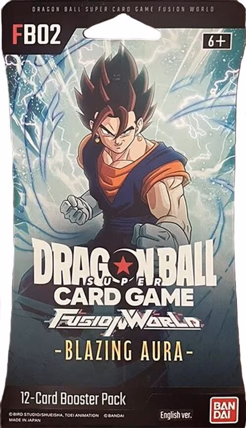 Blazing Aura Sleeved Booster Pack [Vegito]