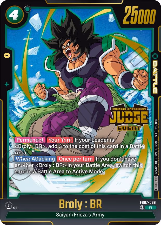 Broly : BR (Judge Pack (Event Judge) 05) - Rare (FB07-069)