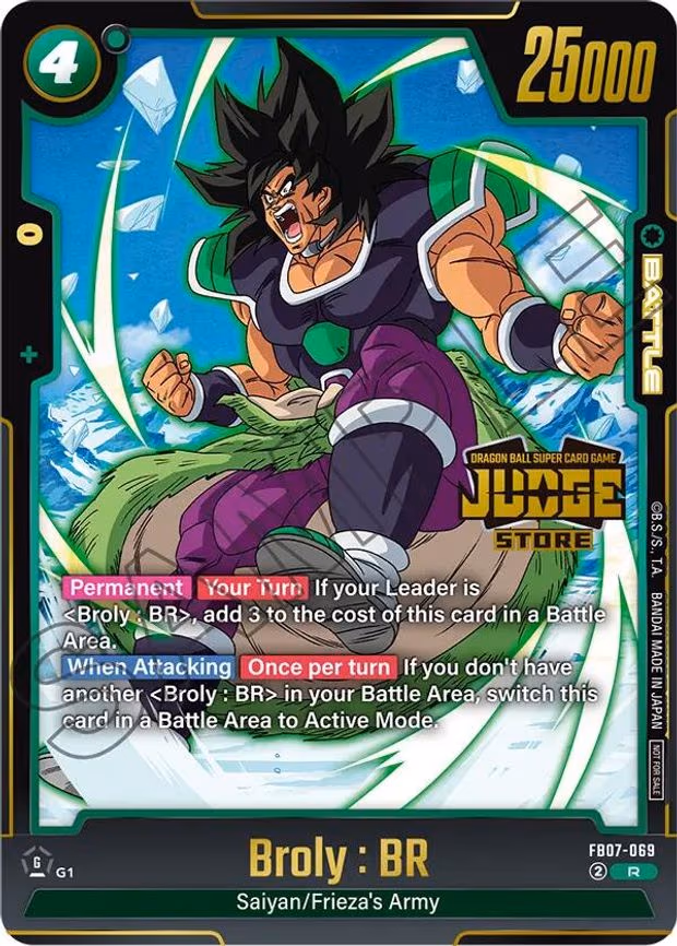 Broly : BR (Judge Pack (Store Judge) 05) - Rare (FB07-069)