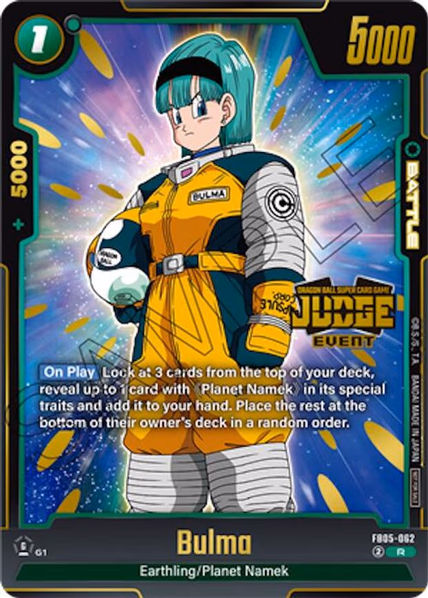 Bulma (Judge Pack (Event Judge) 04) - Rare (FB05-062)