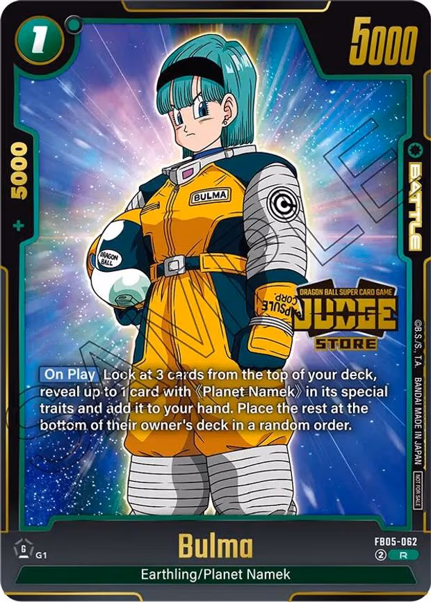 Bulma (Judge Pack (Store Judge) 04) - Rare (FB05-062)