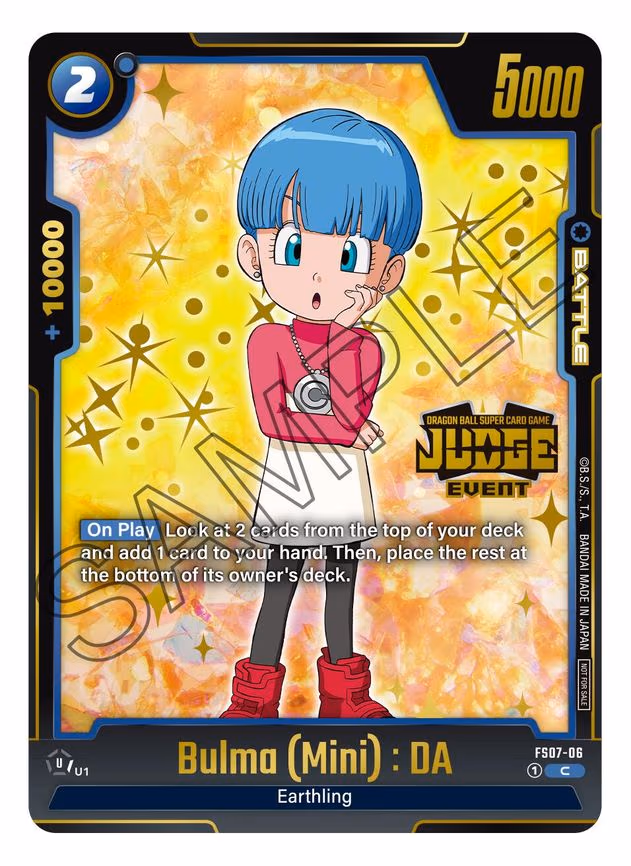Bulma (Mini) : DA (Judge Pack (Event Judge) 03) - Common (FS07-06)
