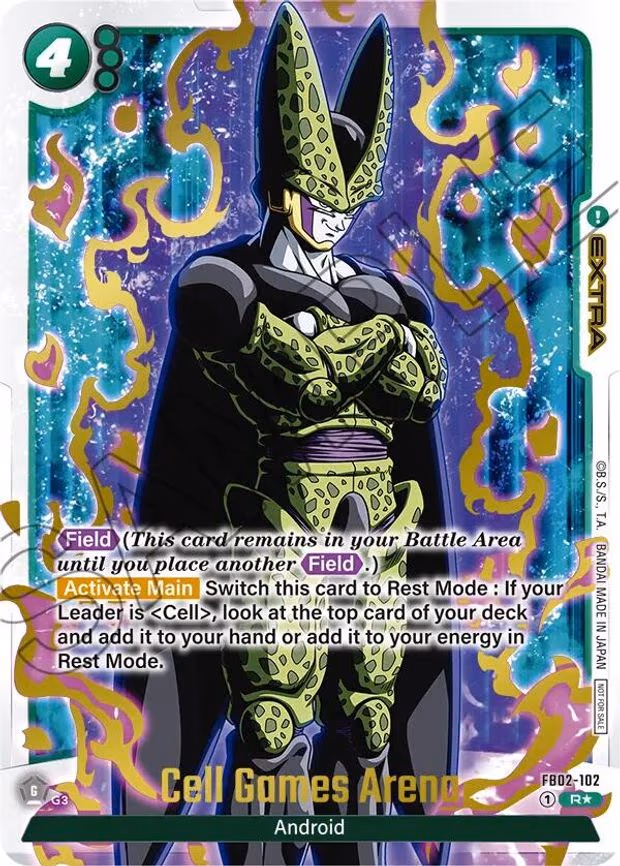 Cell Games Arena - FB02-102 (Championship Pack 02) (Gold) - Rare (FB02-102)
