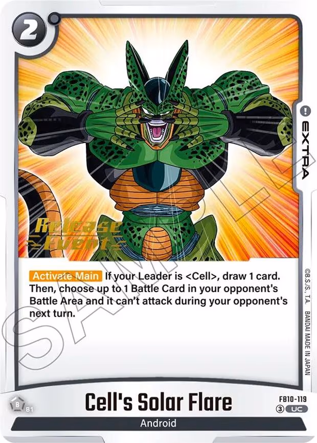 Cell's Solar Flare