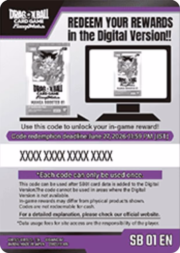 Code Card - Manga Booster 01 - Code Card