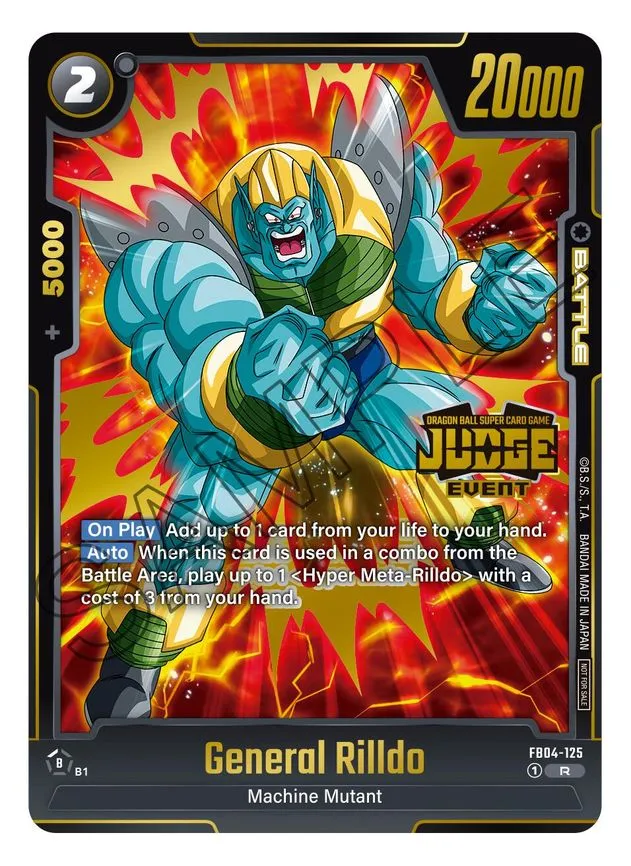 General Rilldo (Judge Pack (Event Judge) 03) - Rare (FB04-125)