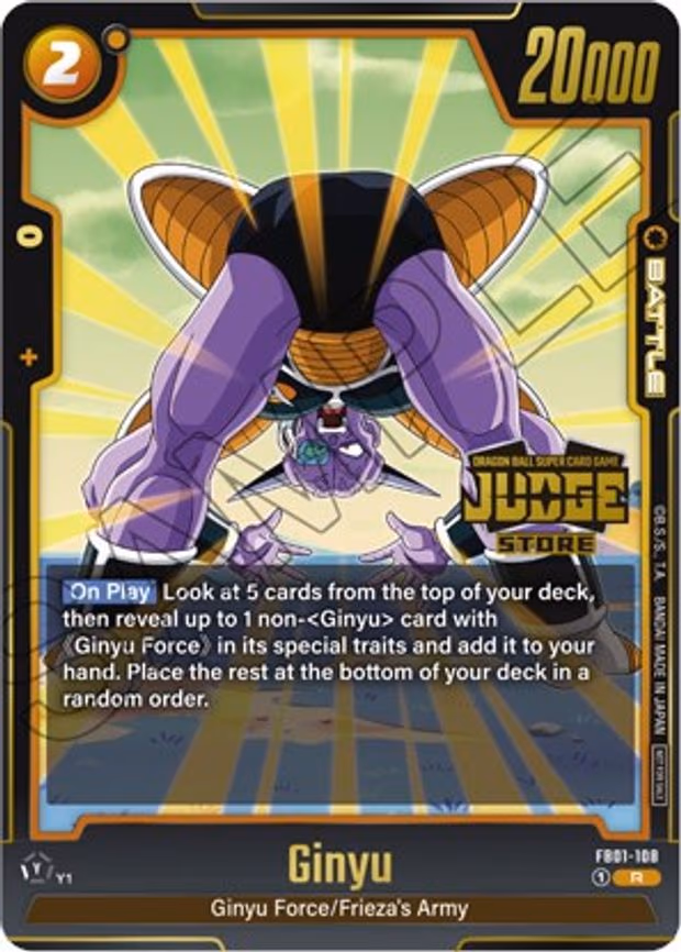 Ginyu - FB01-108 (Judge Pack (Store Judge) 01) - Promo (FB01-108)