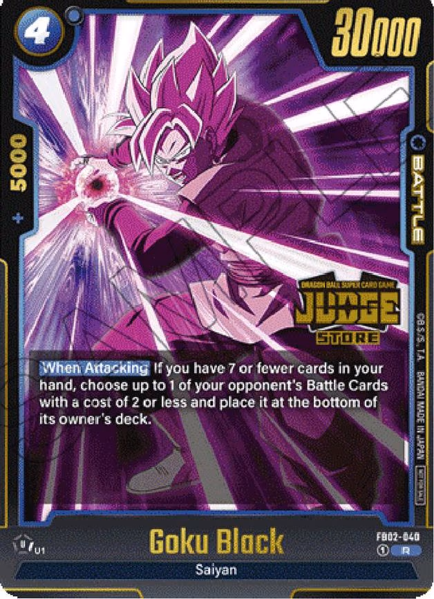 Goku Black - FB02-040 (Judge Pack (Store Judge) 02) - Rare (FB02-040)