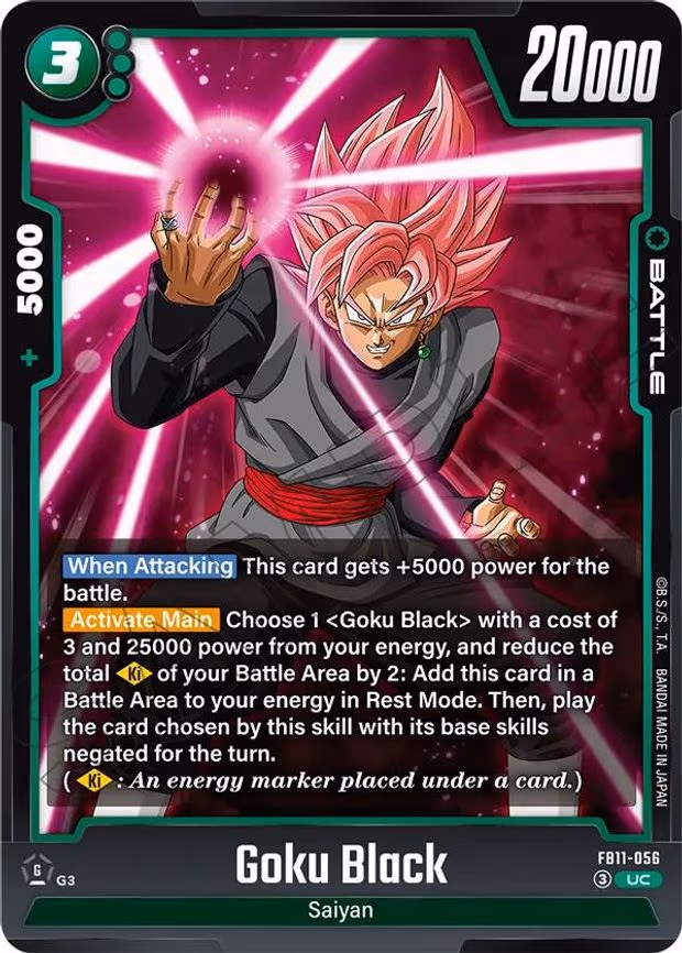 Goku Black - Uncommon (FB11-056)