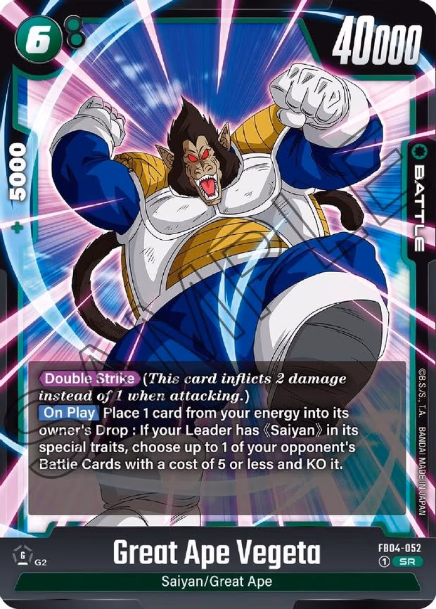 Great Ape Vegeta - Super Rare (FB04-052)