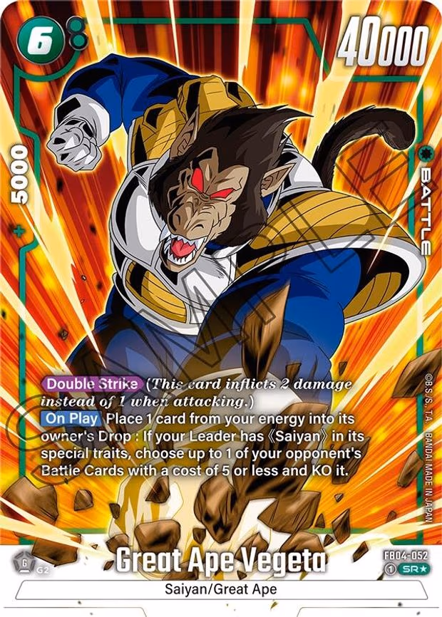 Great Ape Vegeta - Super Rare (FB04-052)