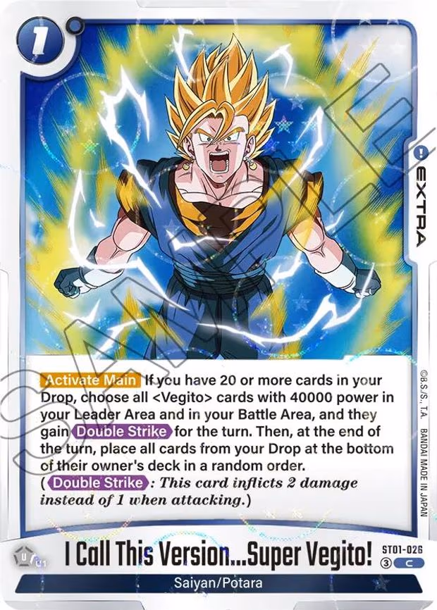 I Call This Version...Super Vegito! (Dragon Ball Pattern) - Common (ST01-026)