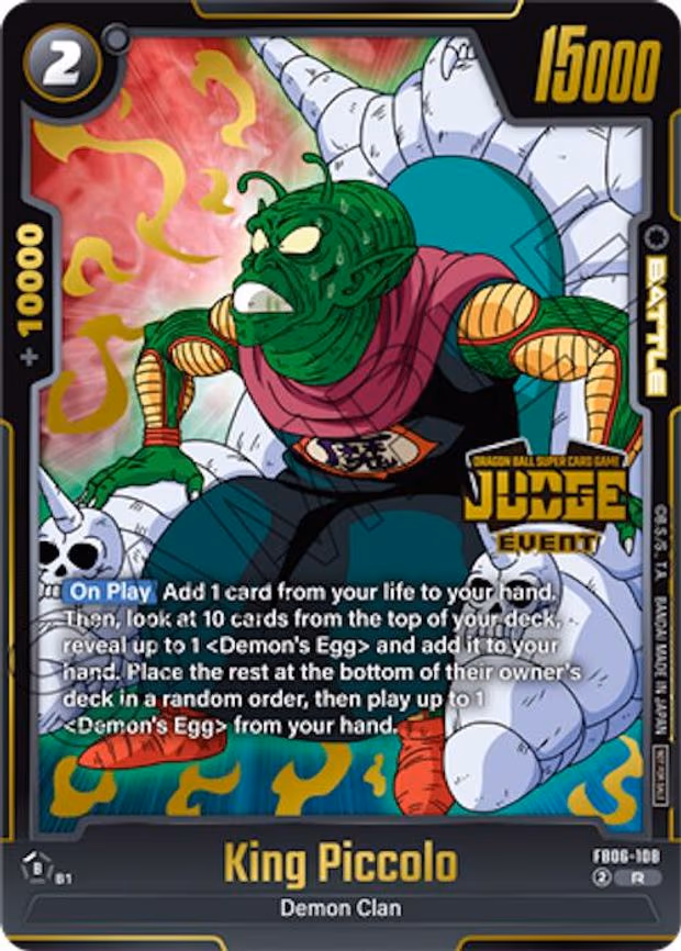 King Piccolo (Judge Pack (Event Judge) 04) - Rare (FB06-108)