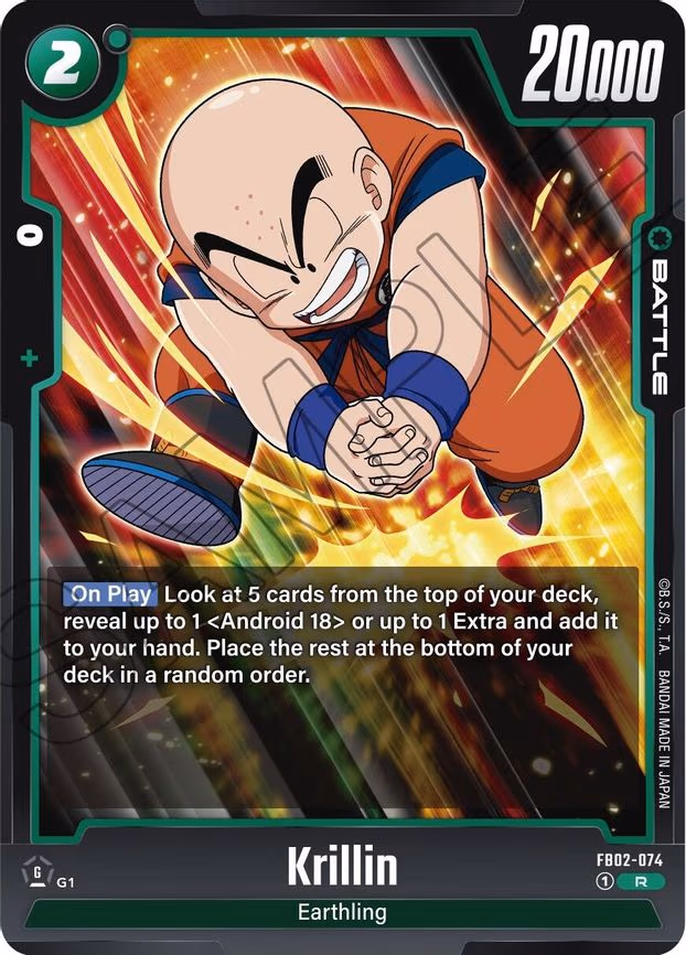 Krillin - Rare (FB02-074)