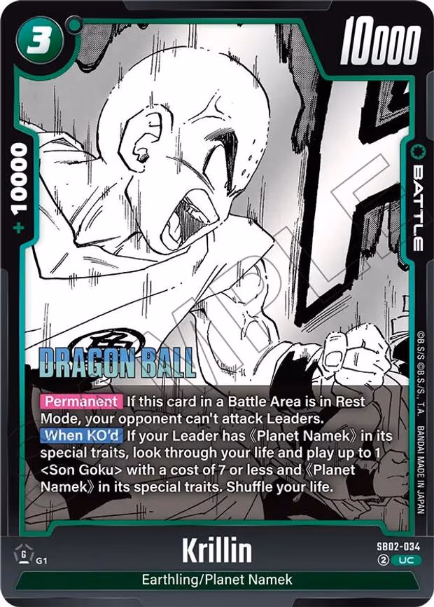 Krillin - Uncommon (SB02-034)