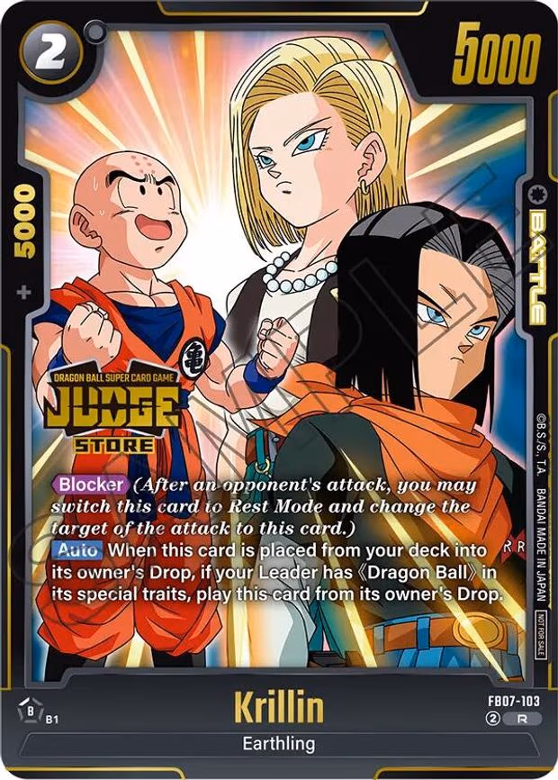 Krillin (Judge Pack (Store Judge) 05) - Rare (FB07-103)