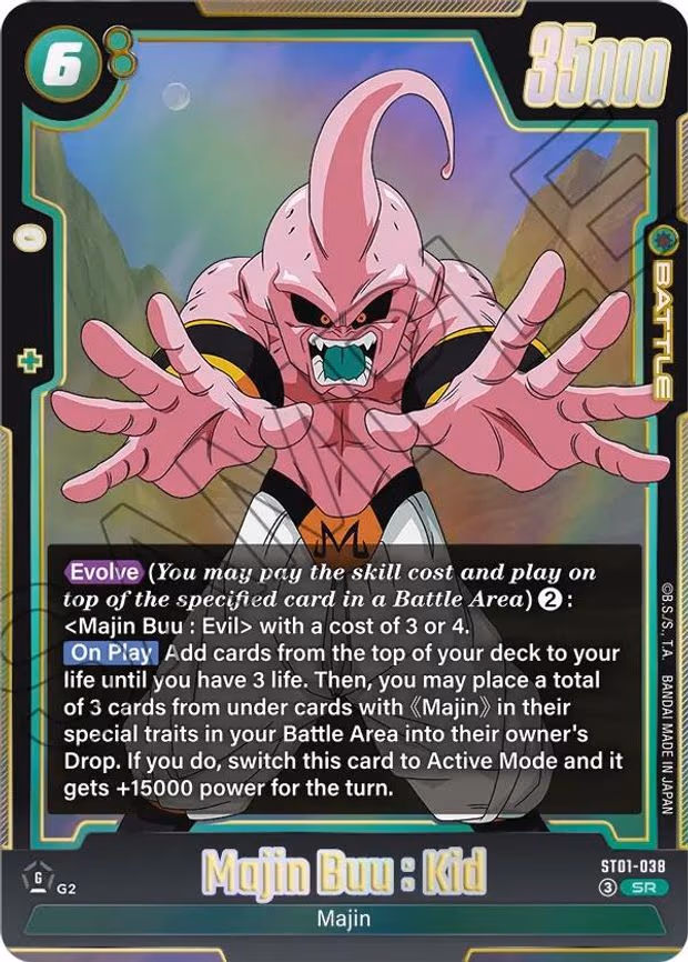 Majin Buu - Super Rare (ST01-038)