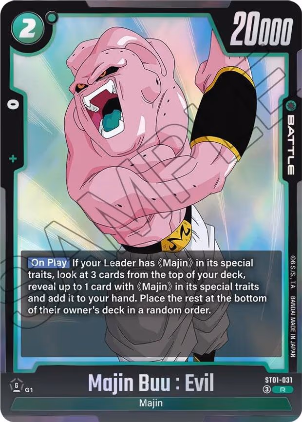 Majin Buu - Rare (ST01-031)