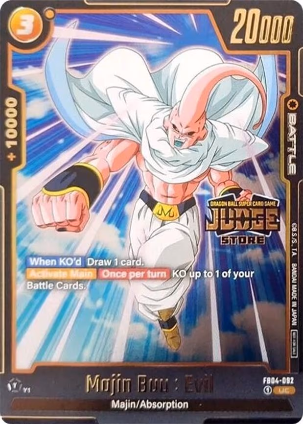Majin Buu : Evil - FB04-092 (Judge Pack (Store Judge) 03) - Uncommon (FB04-092)