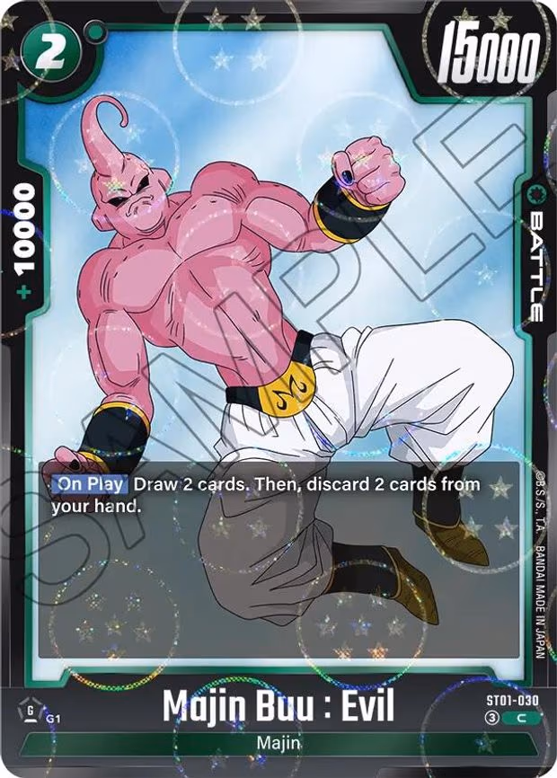 Majin Buu : Evil - ST01-030 (Dragon Ball Pattern) - Common (ST01-030)