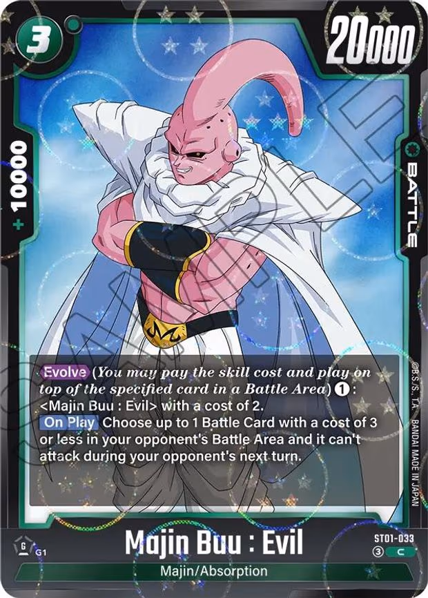 Majin Buu : Evil - ST01-033 (Dragon Ball Pattern) - Common (ST01-033)
