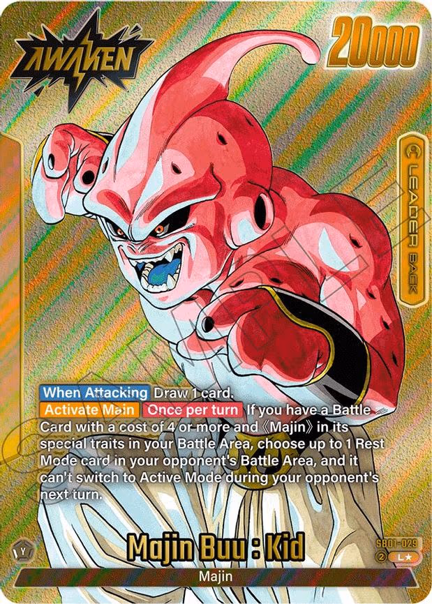 Majin Buu : Evil // Majin Buu : Kid - SB01-029 (Gold)