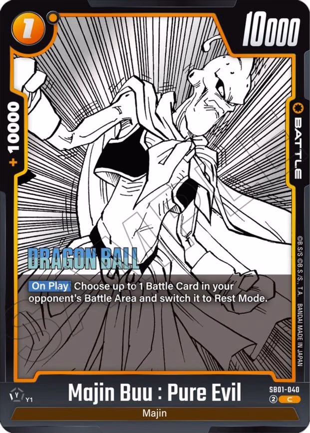 Majin Buu - Common (SB01-040)