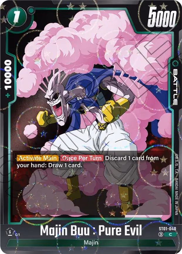 Majin Buu : Pure Evil - ST01-040 (Dragon Ball Pattern) - Common (ST01-040)