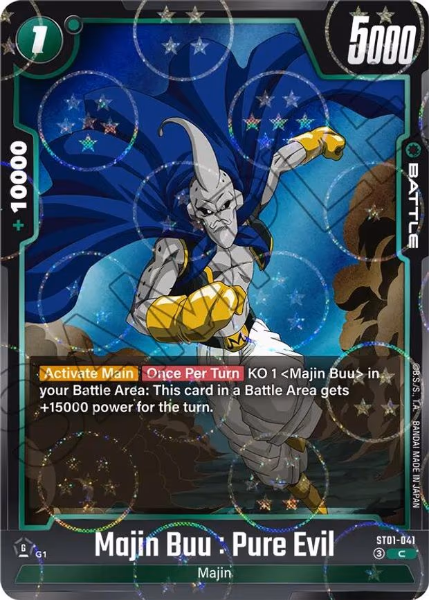 Majin Buu : Pure Evil - ST01-041 (Dragon Ball Pattern) - Common (ST01-041)