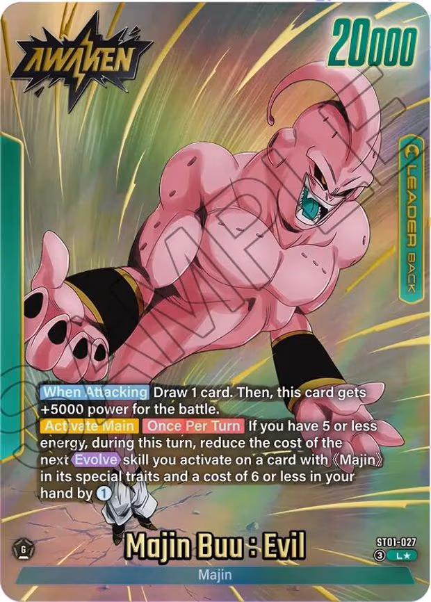 Majin Buu/Majin Buu : Pure Evil // Majin Buu : Evil - Leader (ST01-027)