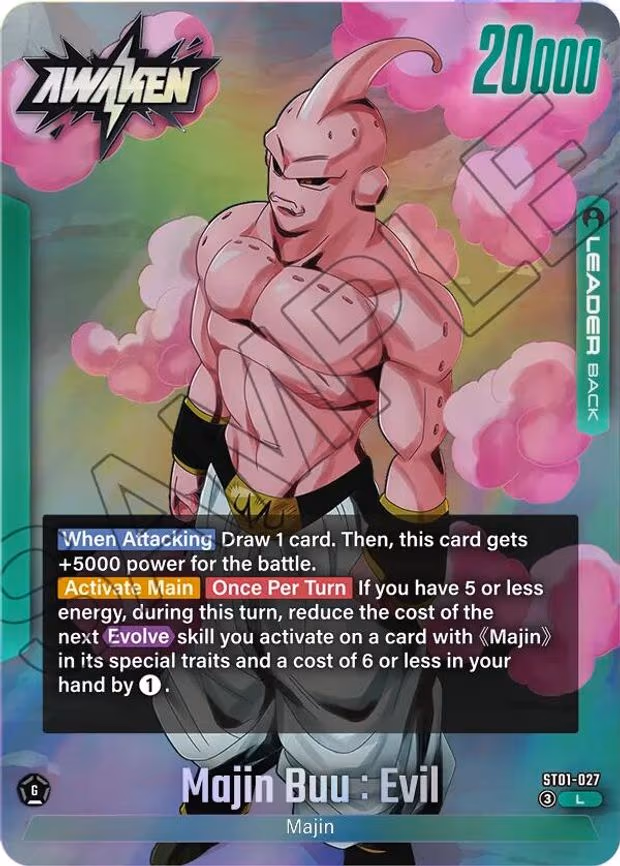 Majin Buu/Majin Buu : Pure Evil // Majin Buu : Evil - Leader (ST01-027)