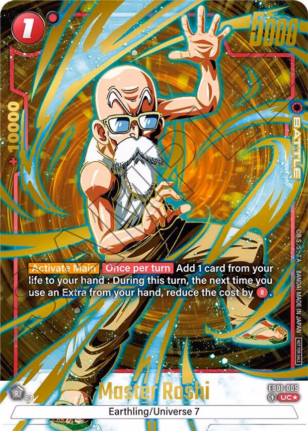 Master Roshi - FB01-005 (Championship Pack 01) (Gold) - Uncommon (FB01-005)