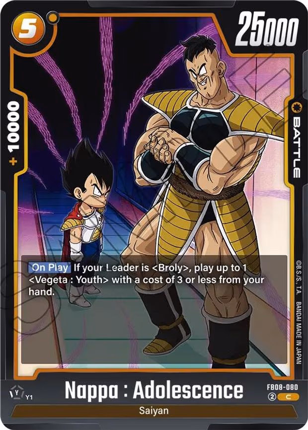 Nappa : Adolescence