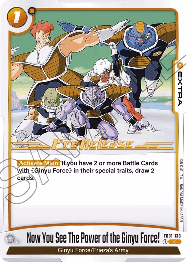Now You See The Power of the Ginyu Force! - Common (FB01-138)