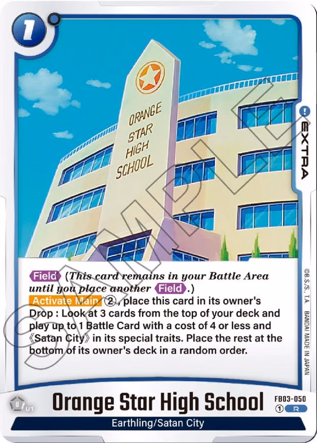 Orange Star High School - Rare (FB03-050)