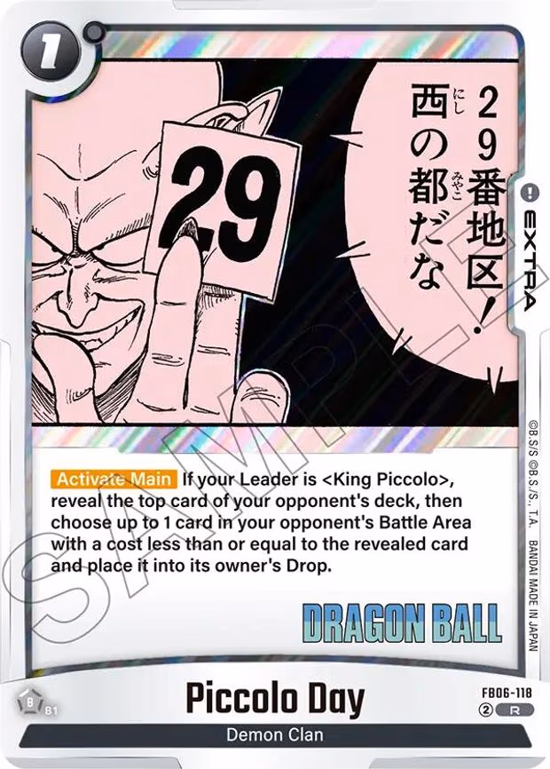 Piccolo Day - Rare (FB06-118)