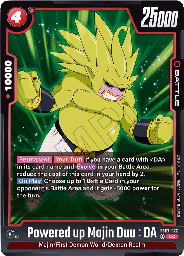 Powered up Majin Duu - Uncommon (FB07-022)