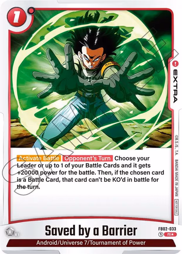 Saved by a Barrier - Rare (FB02-033)