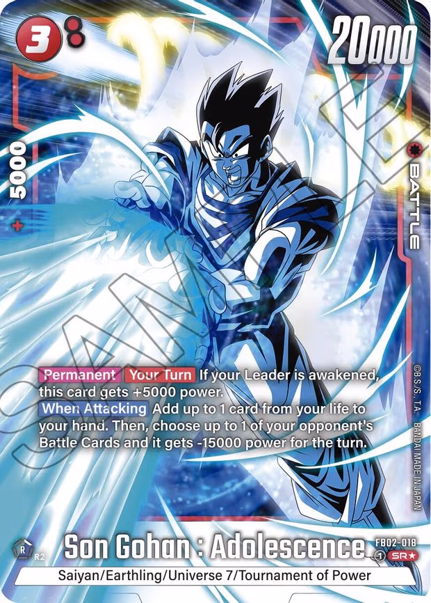 Son Gohan - Super Rare (FB02-018)