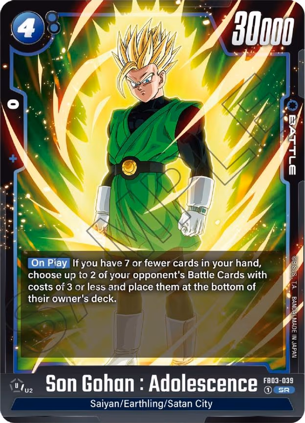Son Gohan - Super Rare (FB03-039)