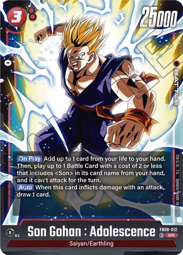 Son Gohan - Super Rare (FB08-012)
