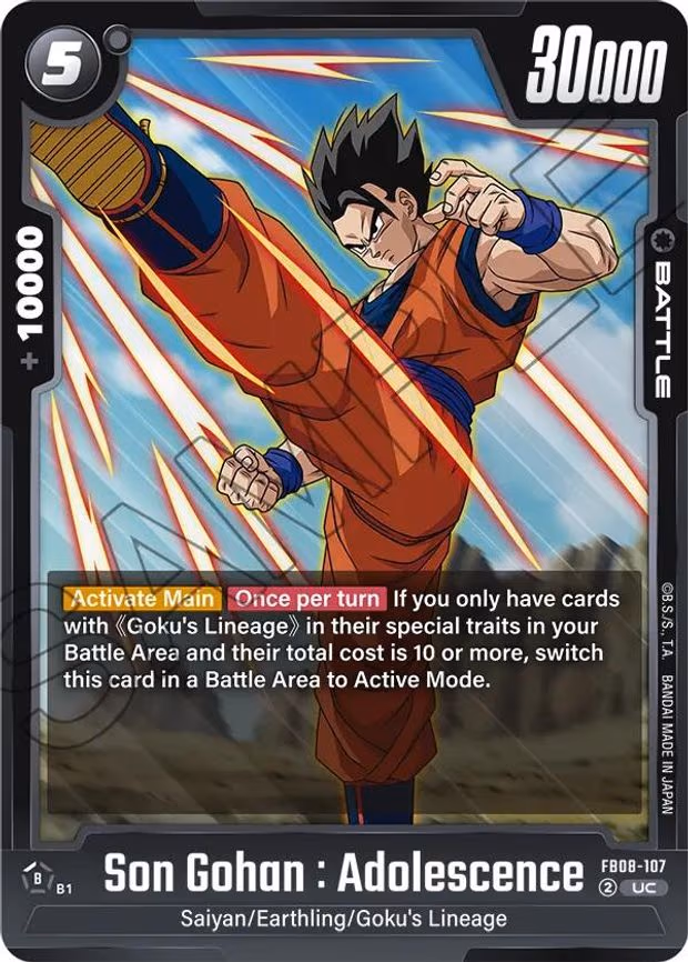 Son Gohan - Uncommon (FB08-107)