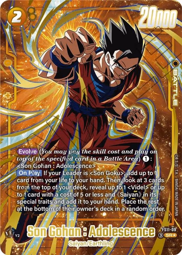 Son Gohan : Adolescence - FS11-09 (Gold)
