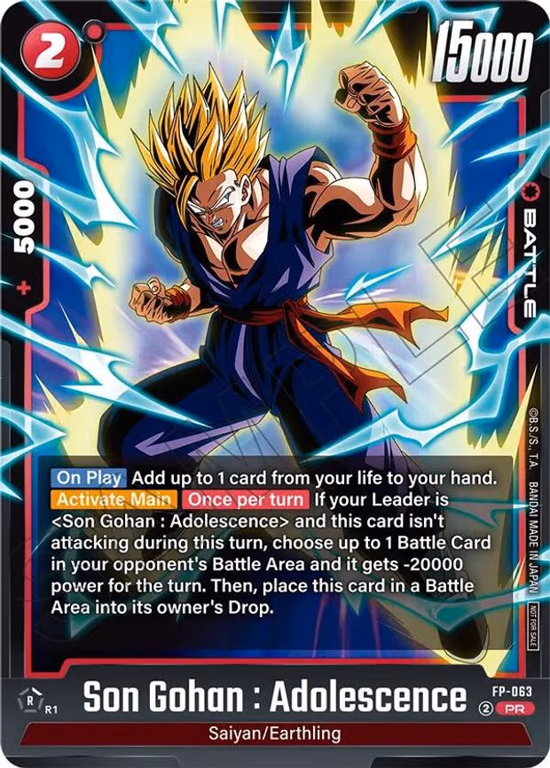 Son Gohan : Adolescence