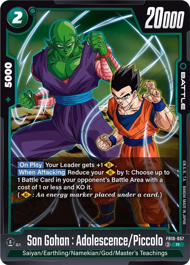 Son Gohan : Adolescence/Piccolo