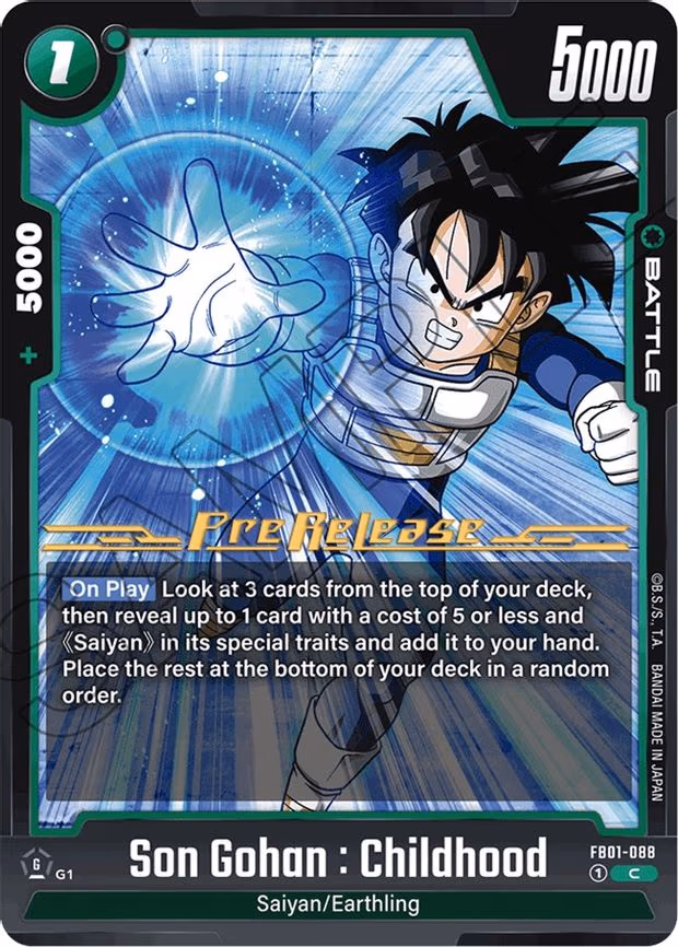 Son Gohan - Common (FB01-088)