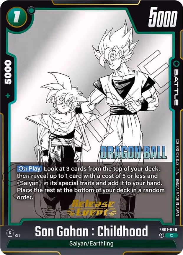 Son Gohan : Childhood