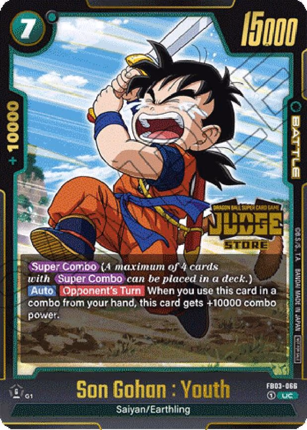 Son Gohan : Youth - FB03-066 (Judge Pack (Store Judge) 02) - Uncommon (FB03-066)
